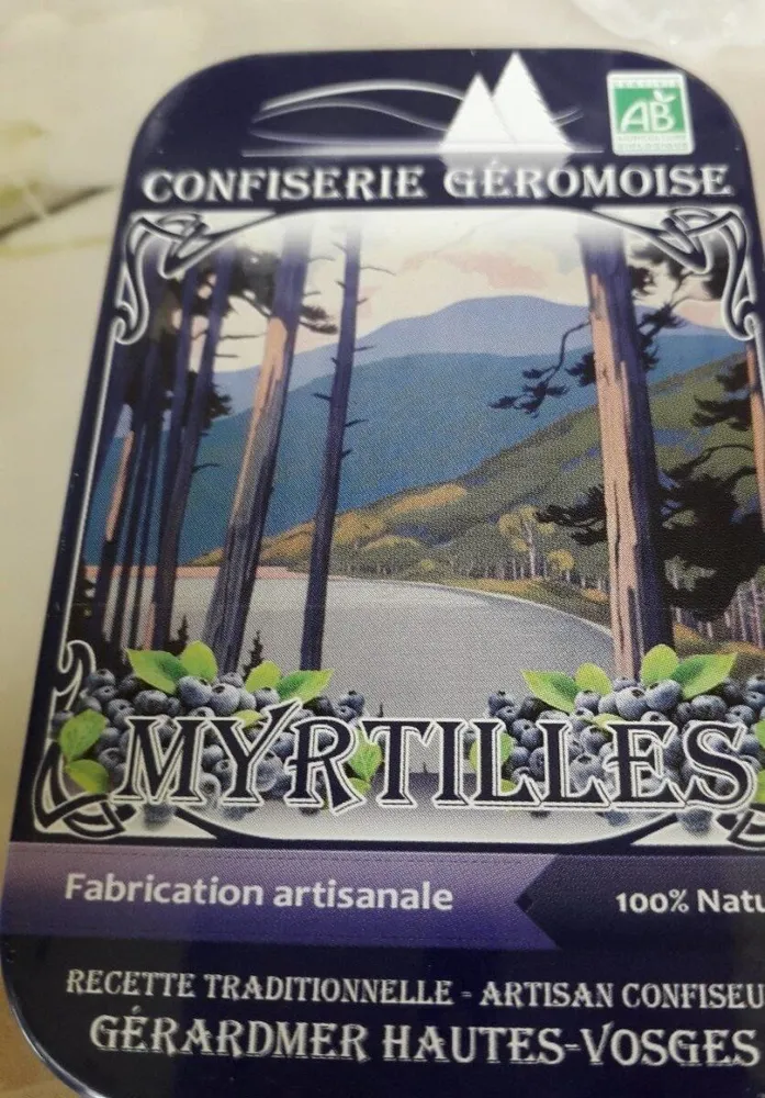 Bonbons myrtille