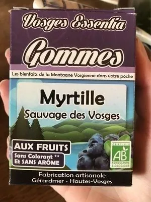 Gomme myrtille sauvage des Vosges