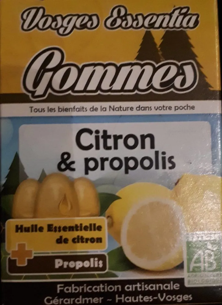 Gommes Citron & Propolis