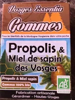 Gommes - propolis et miel de sapin des Vosges