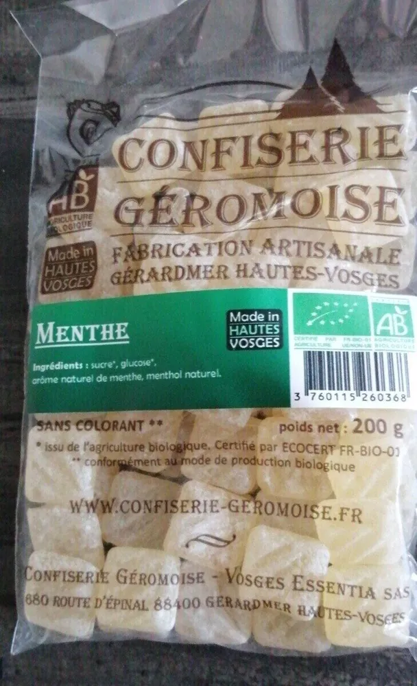 Confiserie geromoise menthe