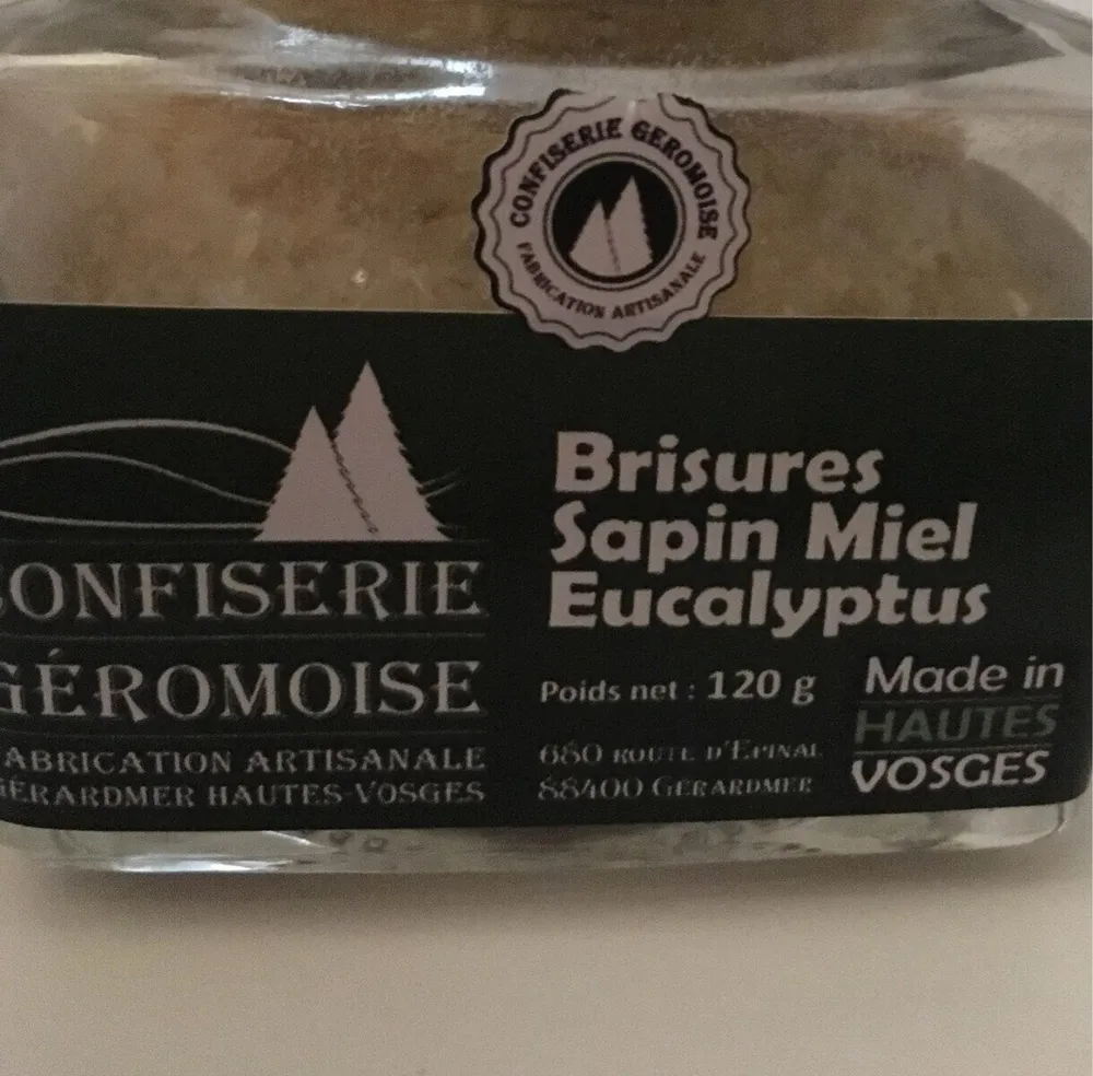 Brisure sapin miel eucalyptus
