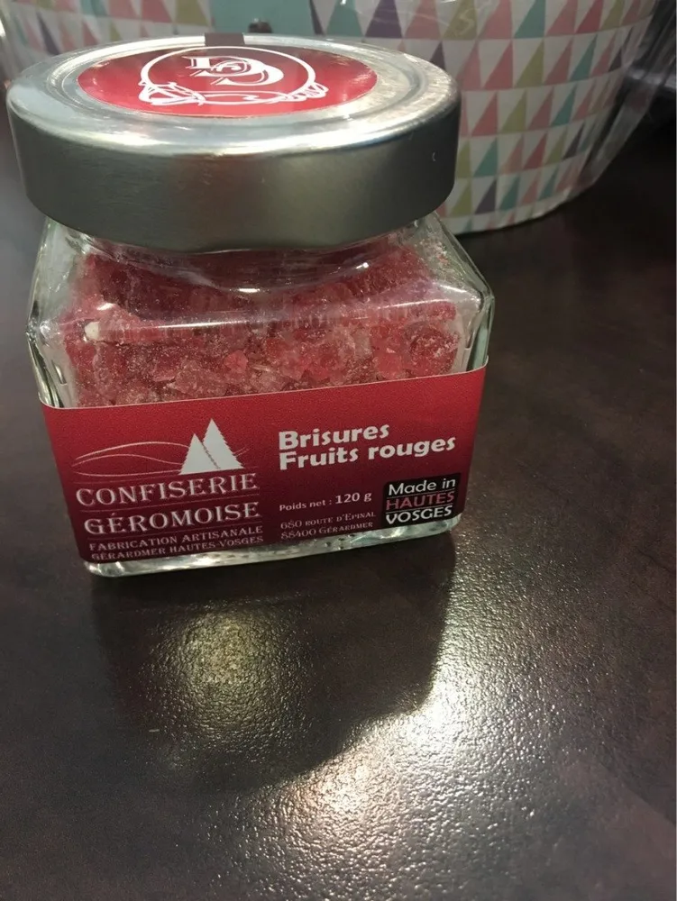 Brisures de fruits rouges