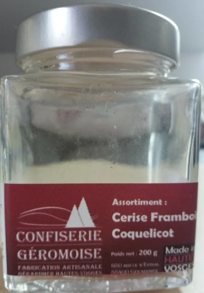 Assortiment : Cerise Framboise Coquelicot