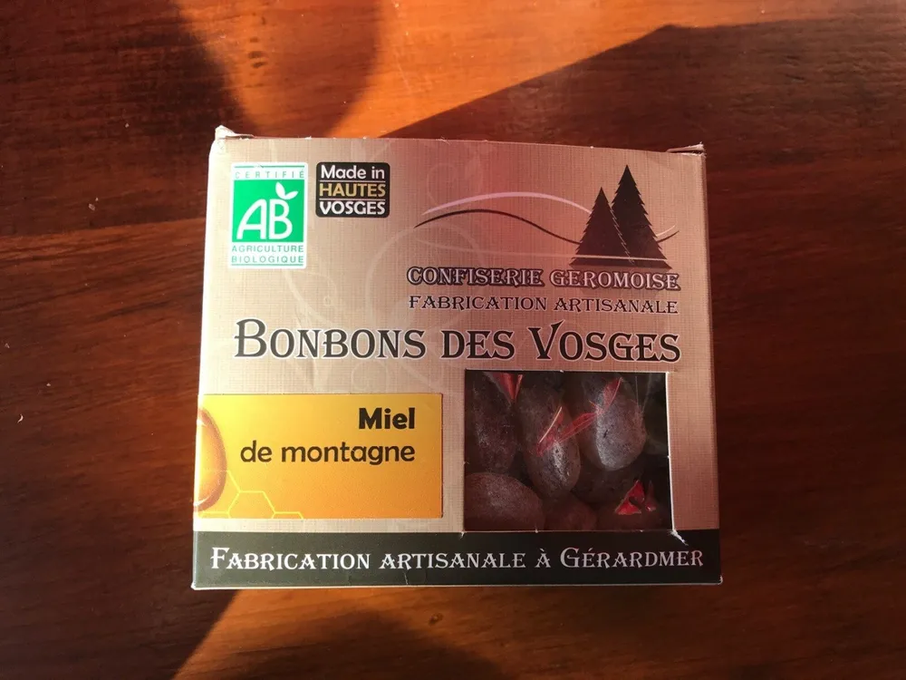 Bonbon des vosges miel de montagne