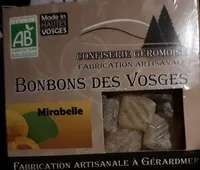 Bonbons des Vosges mirabelle