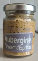 Velours de crème Aubergine Piment d'Espelette