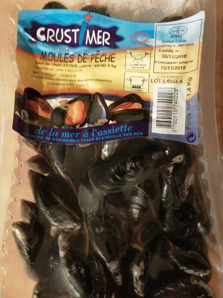 Moules de pêche