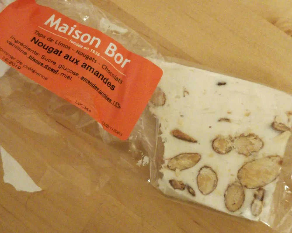 Nougat aux amandes