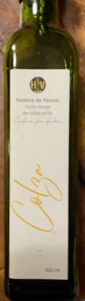 Huile vierge de colza grillée