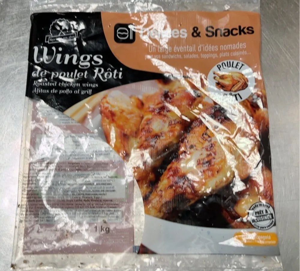 Wings de poulet roti