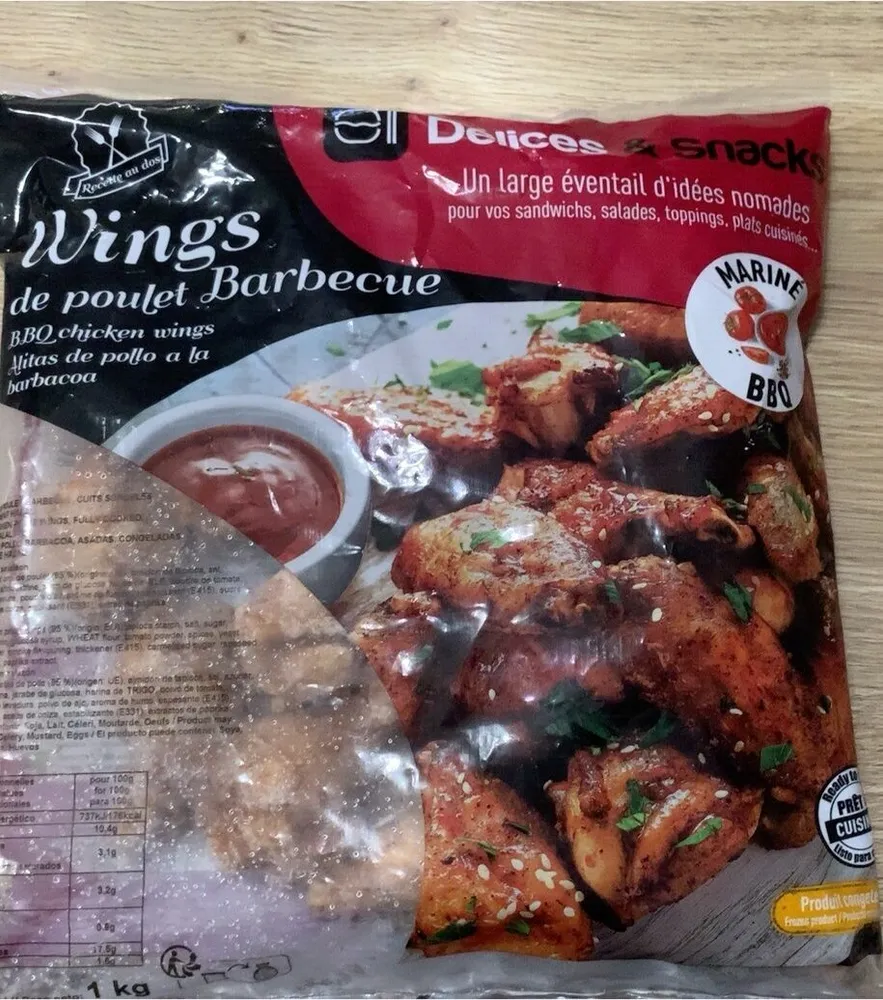 Wings de poulet barbecue