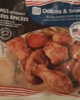 Wings de poulet panees épicées