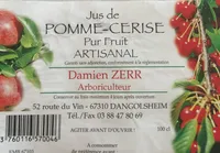 Jus de pomme cerise