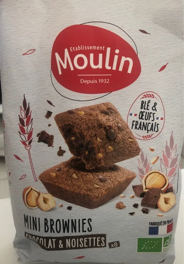 Mini Brownies chocolat et noisettes