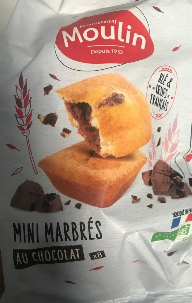 Mini marbrés au chocolat