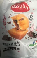Mini marbrés au chocolat
