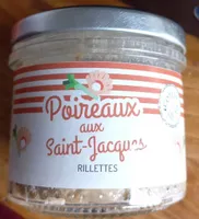 Rillettes de poireaux aux saint jacques