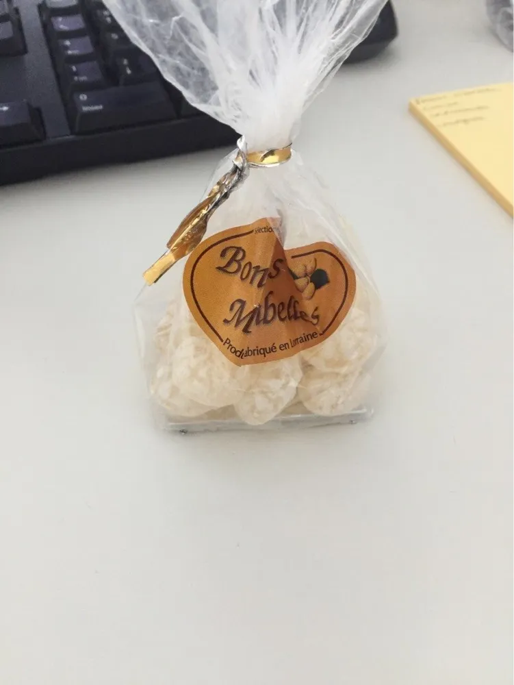 Bonbons nus pastille arome mirabelle