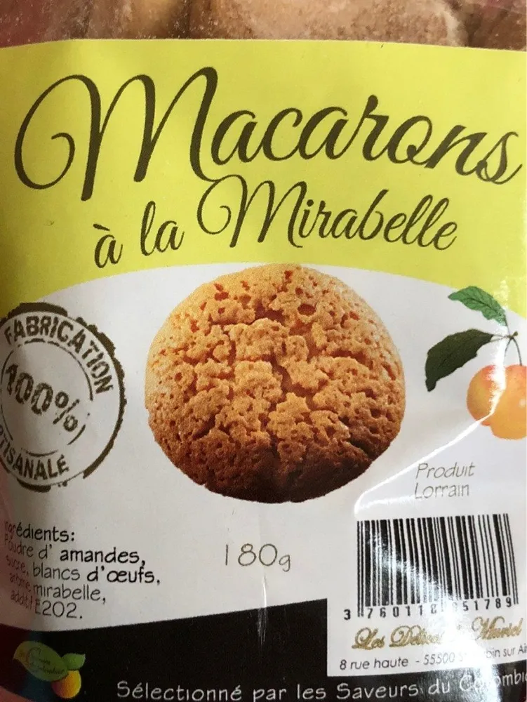Macarons à la Mirabelle