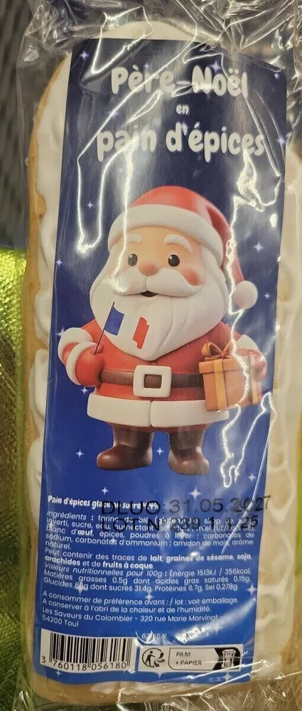 Père Noël en pain d'épices