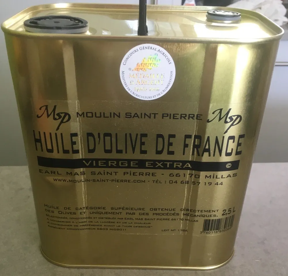 Huile d'olive de france vierge extra