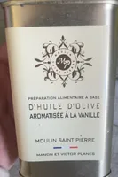 Huile d’olive aromatisée à la vanille