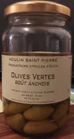 Olives vertes goût anchois