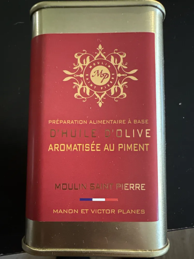 Huile d’olive aromatisée au piment