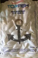 Moules entieres cuites
