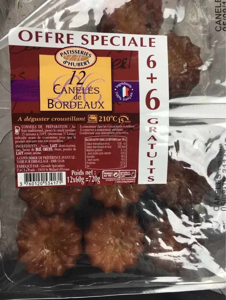 Caneles de bordeaux