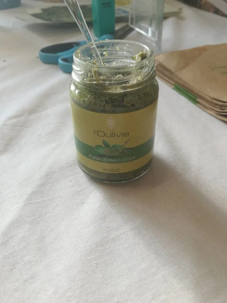 Purée d’olive Lucque au Basilic