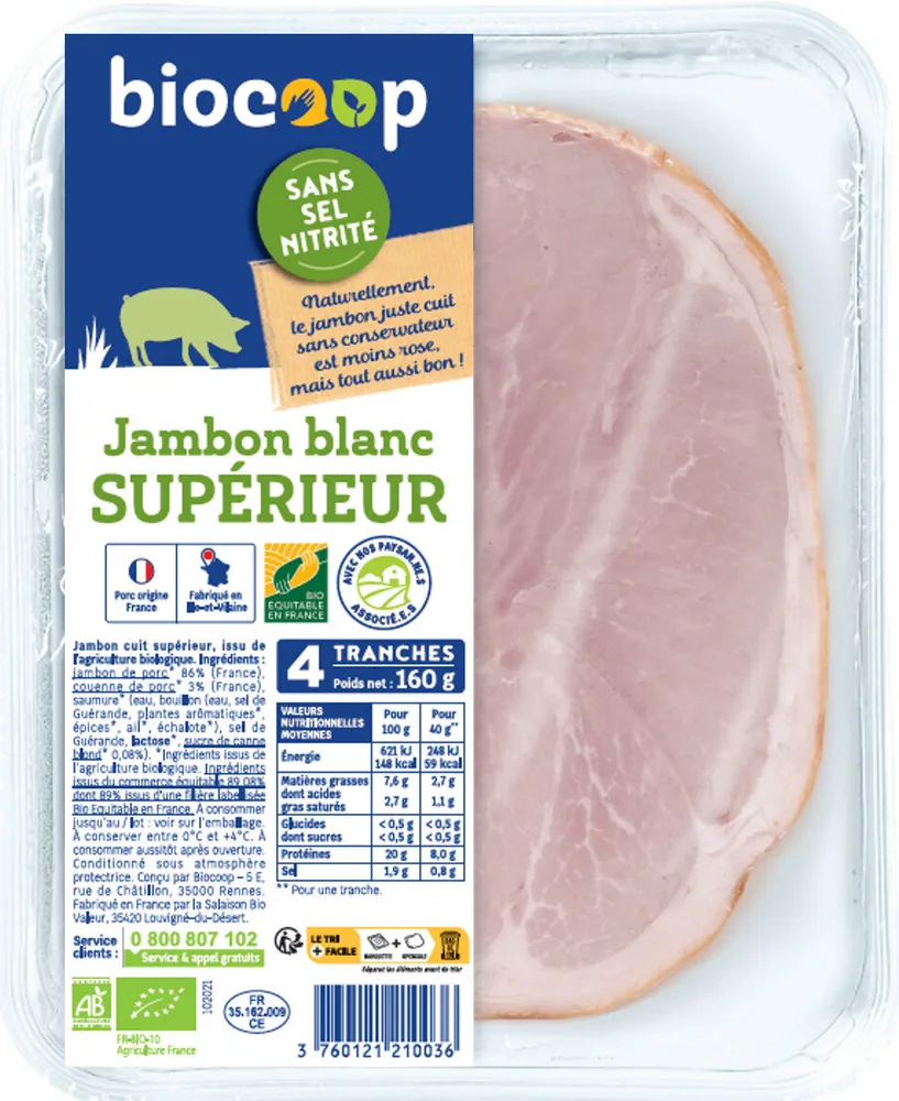 Jambon blanc supérieur
