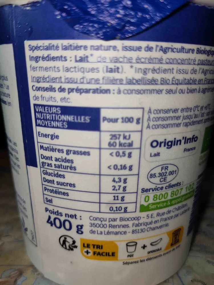 Skyr Vache