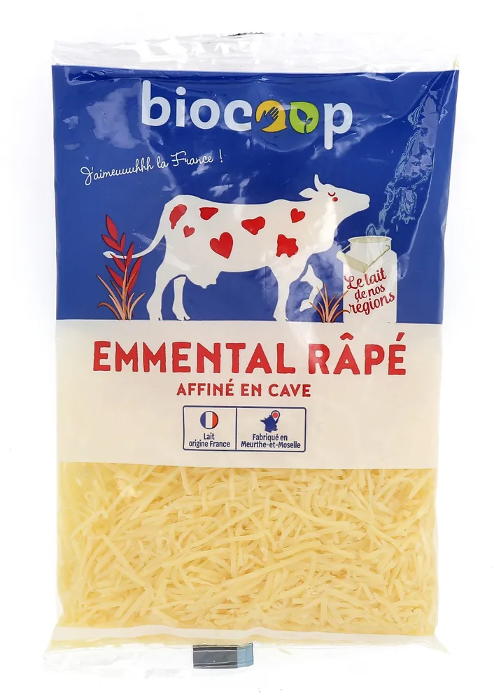 Emmental râpé 29%MG 200g CC