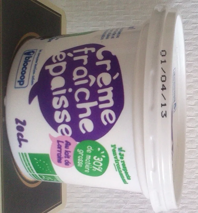 Crème fraîche épaisse 30%