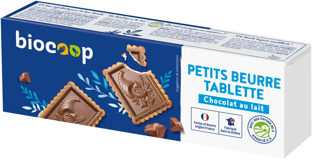 Biscuit petit beurre tab choco lait