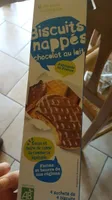 Biscuits nappés au chocolat au lait
