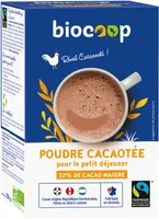 Poudre cacaotée petit déjeuner 32%