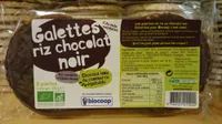 Galettes de riz chocolat noir bio