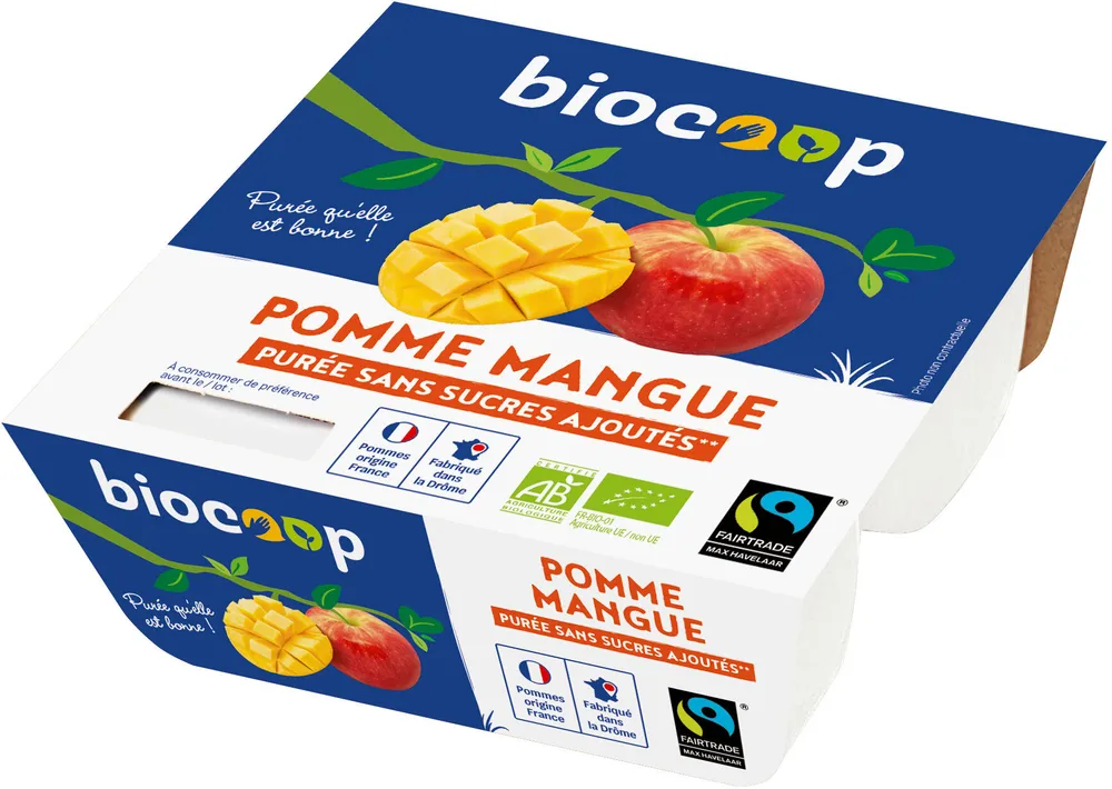 Purée pomme mangue