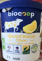 Yahourt brassé citron