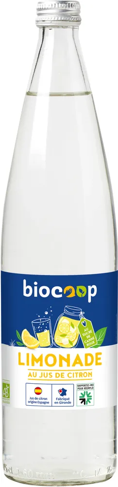Limonade bouteille réemployable