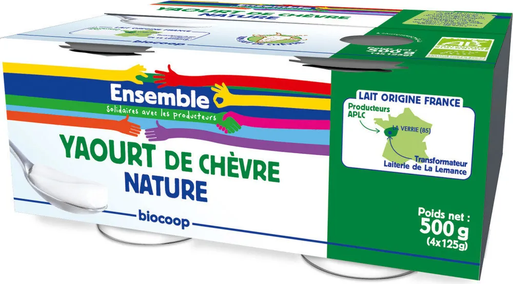 Yaourts au lait entier de chèvre x4