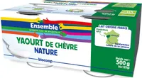 Yaourts au lait entier de chèvre x4