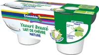 Yaourts brassés au lait entier de chèvre x2
