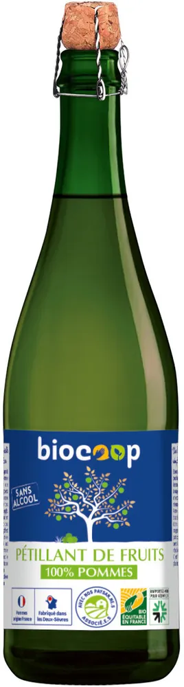 Pétillant de fruit 100% pomme