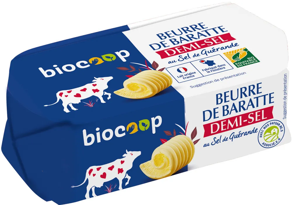 Beurre demi-sel de baratte 250g CC