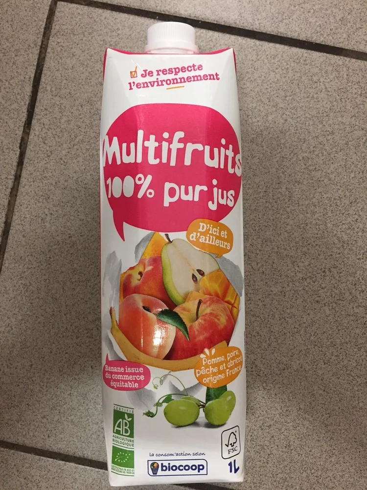 Multifruits 100% pur jus