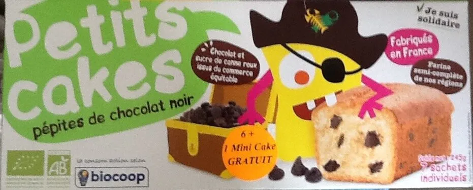 Petits cakes pépites de chocolat noir
